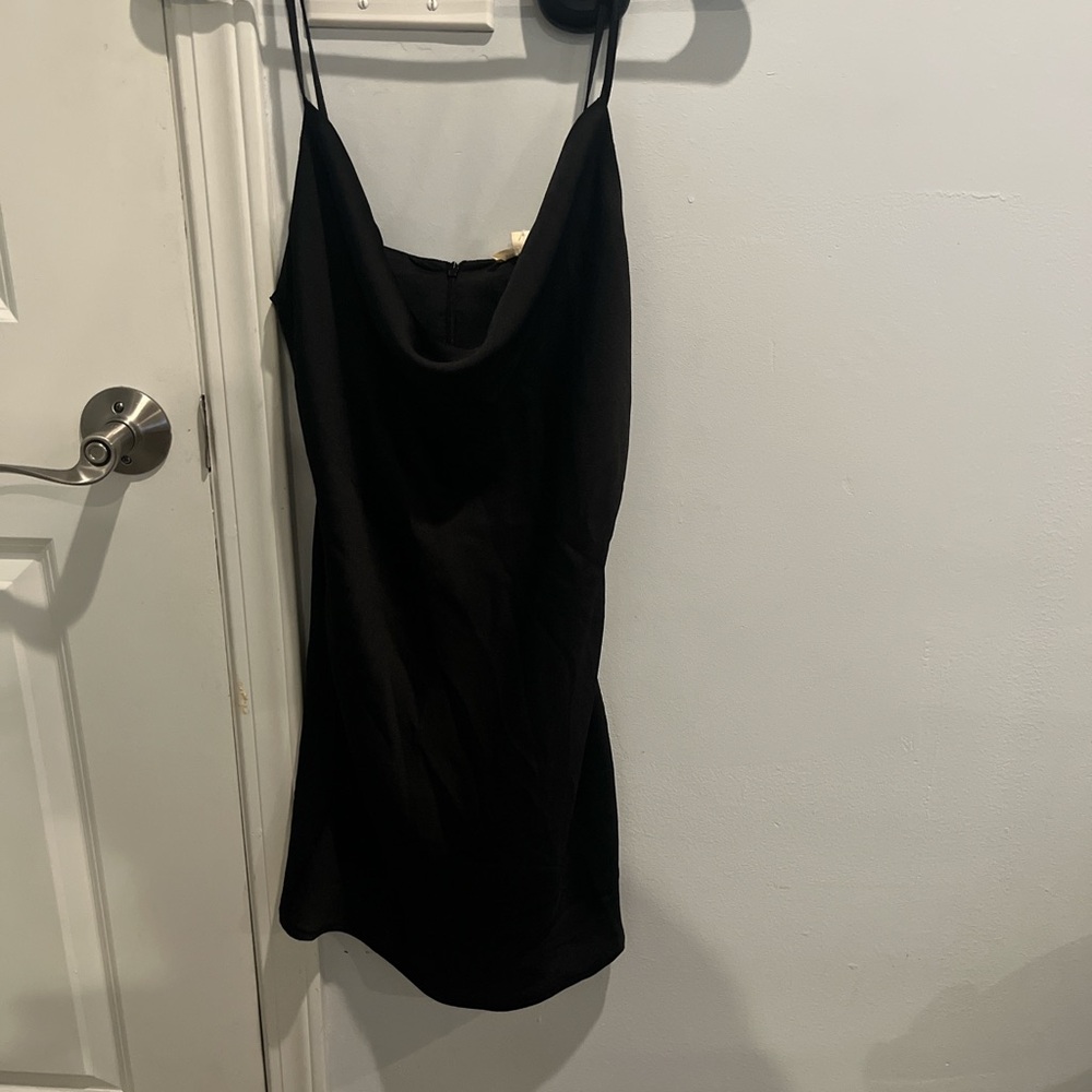 Elegant Black Slip Dress